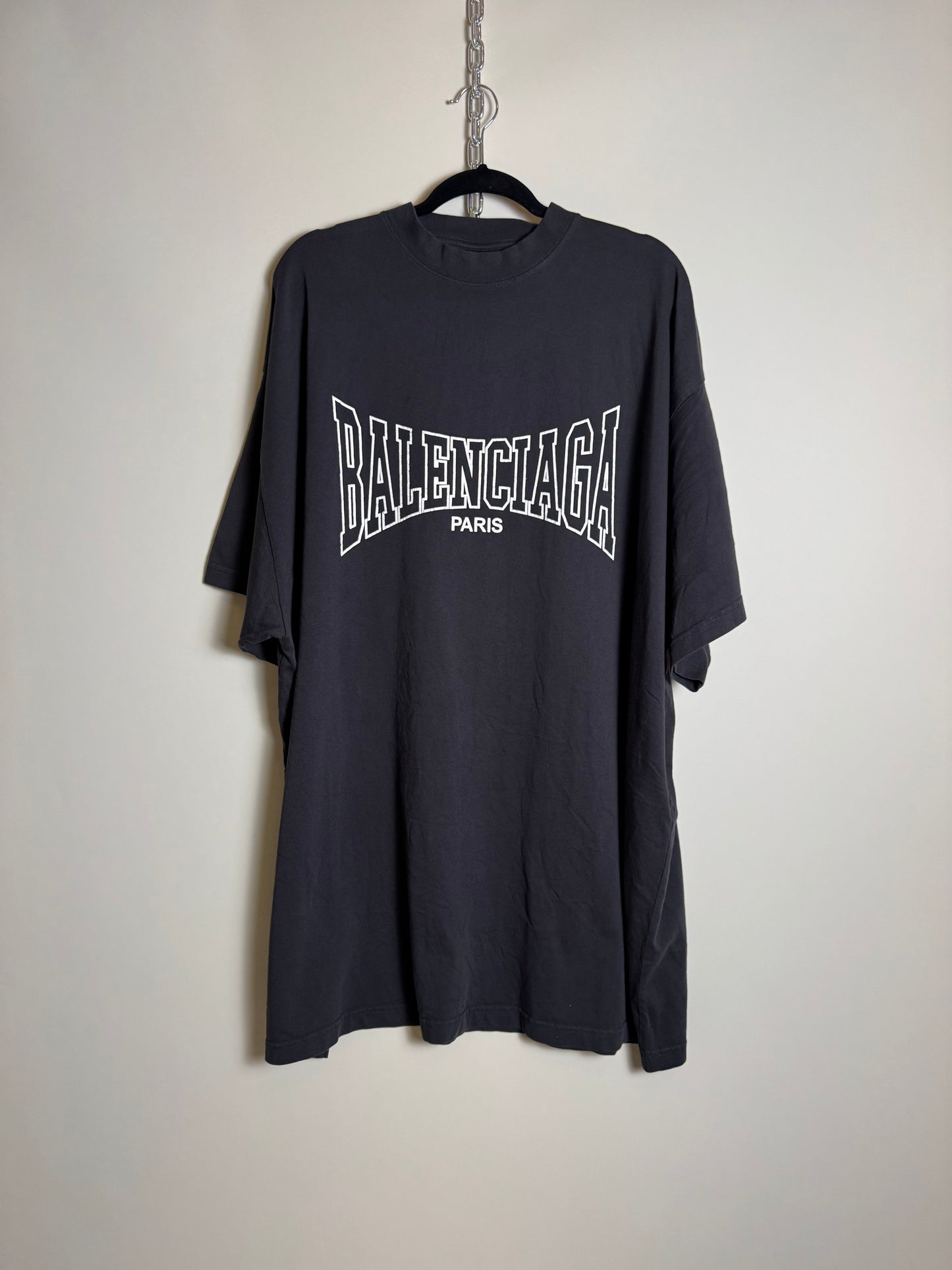 Paris Logo Oversized T-Shirt (5)